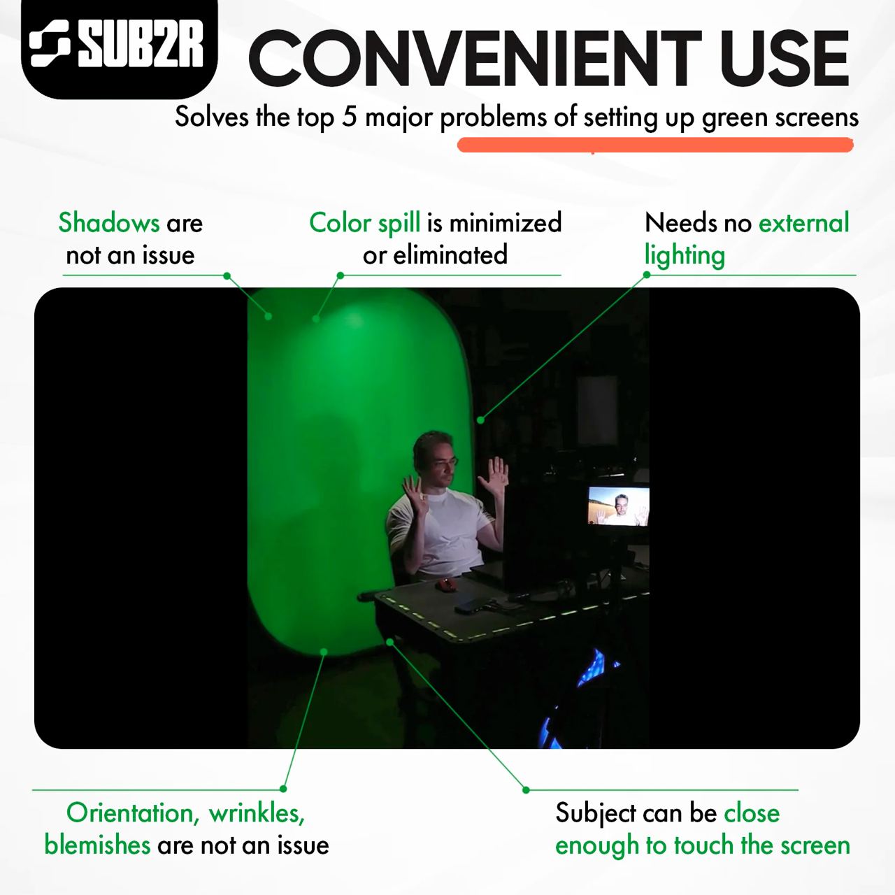 AGS Active Green Screen SUB2r